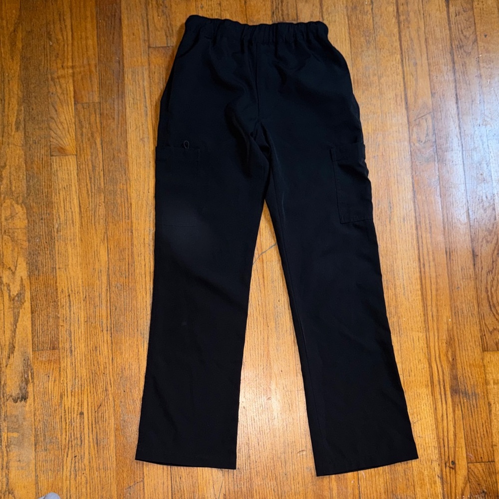 Med Couture Black Cargo Scrub Pants